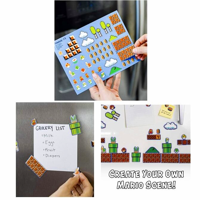 Super Mario Bros Magnets by Paladone