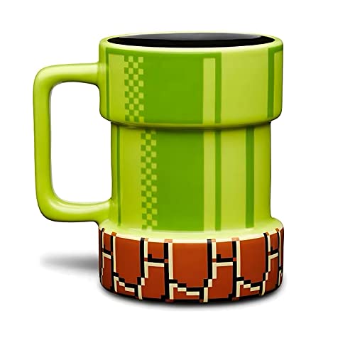 Drtupe Super Mario Warp Pipe Mug Ceramic Coffee Mug