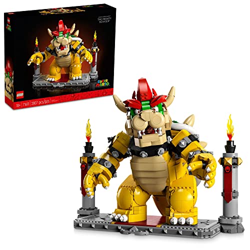 LEGO Super Mario The Mighty Bowser 71411, 3D Model Building Kit