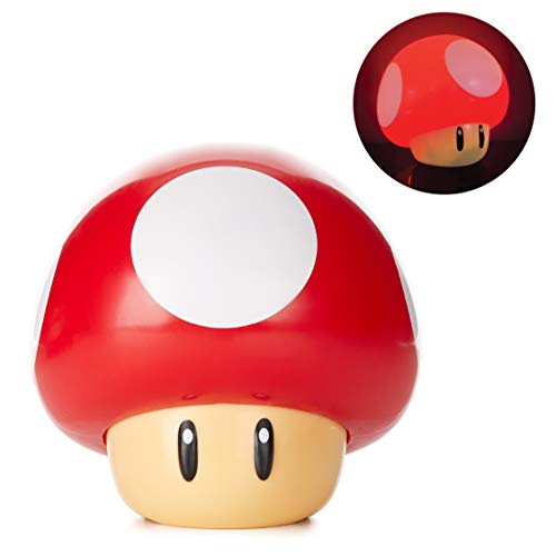 Paladone Super Mario Bros Mushroom Night Light with Sound