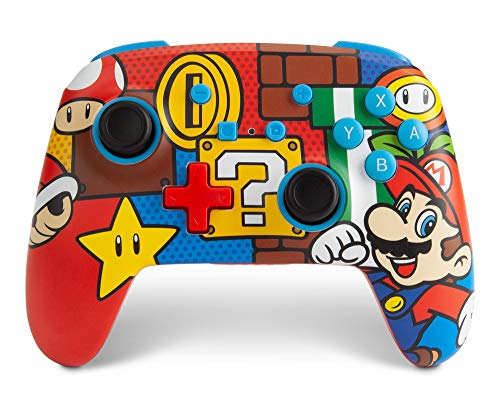 PowerA Enhanced Wireless Controller for Nintendo Switch - Mario Pop