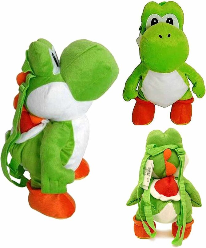 Super Mario Brothers Yoshi Large Backpack Plush