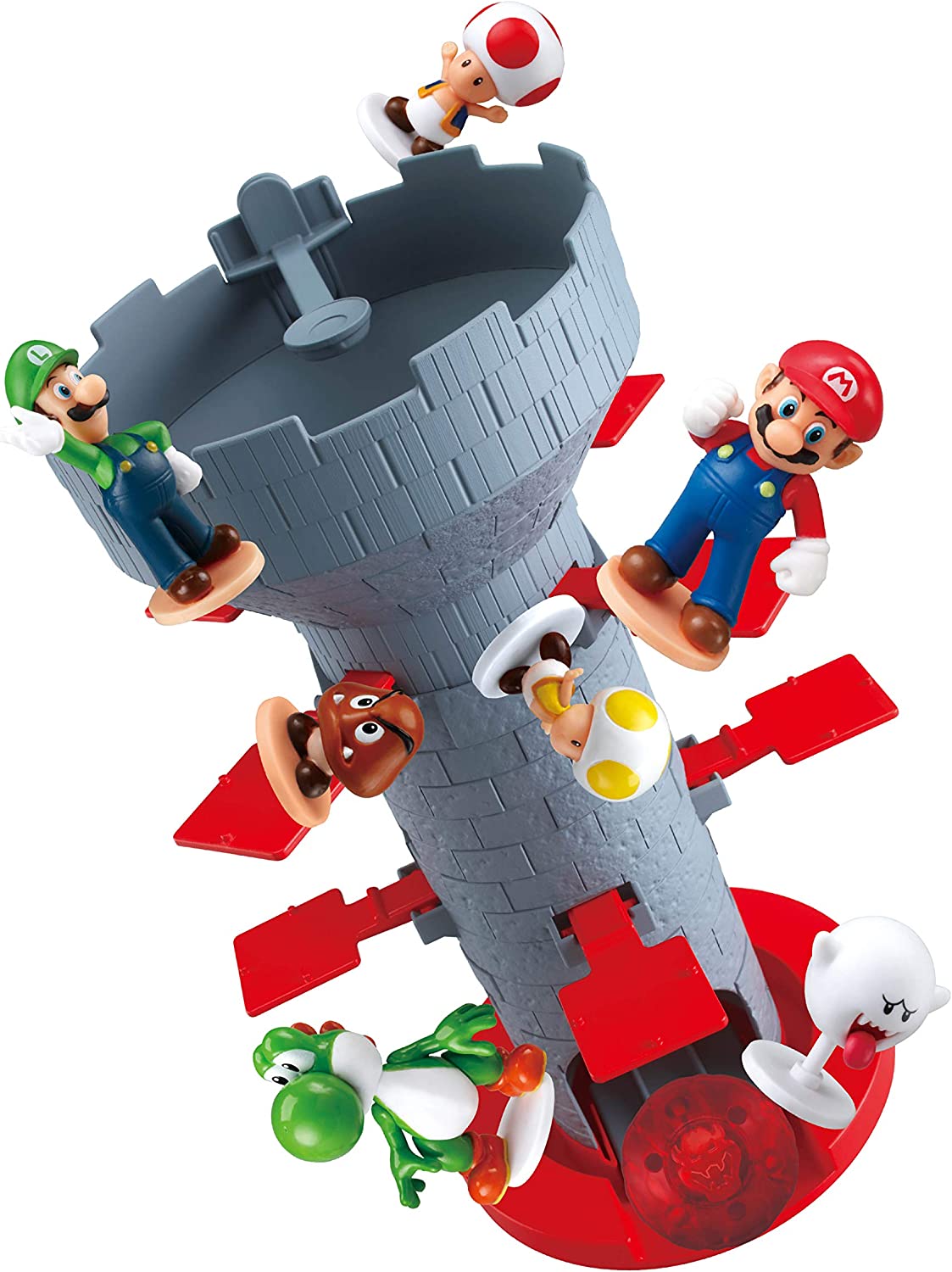 Epoch Games Super Mario Blow Up Shaky Tower Balancing Game