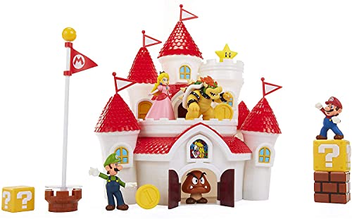 Super Mario 70843-4L Nintendo Deluxe Mushroom Kingdom Castle Playset