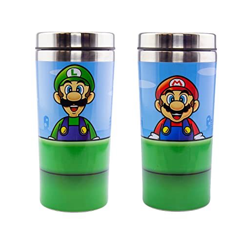 Super Mario Warp Pipe Travel Mug - 15oz Stainless Steel