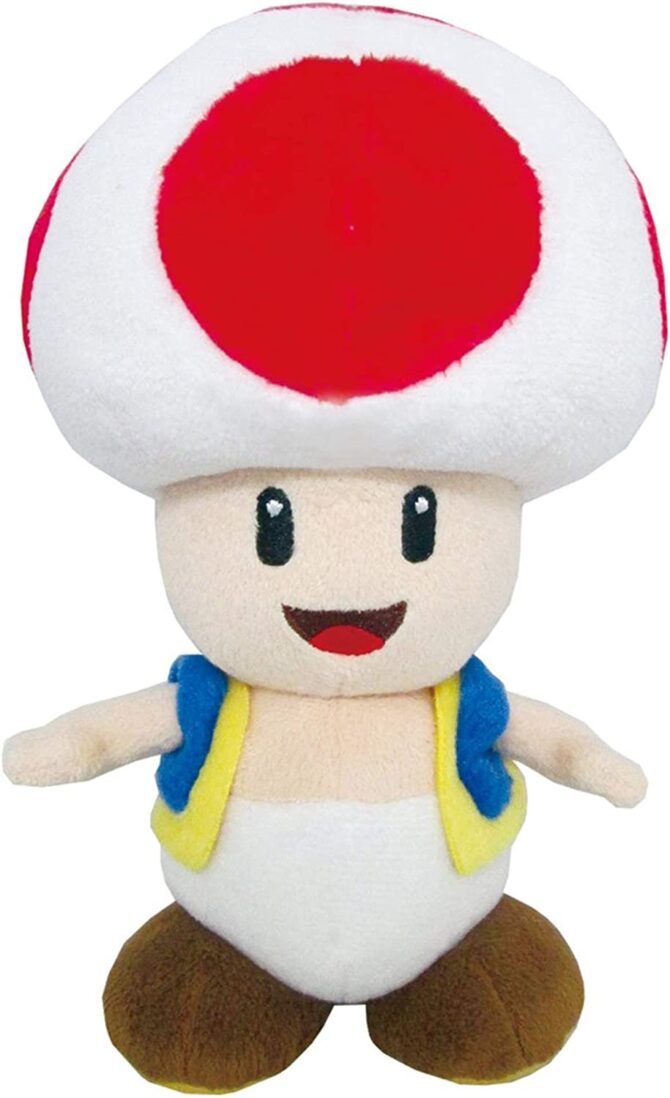 Little Buddy Super Mario All Star Collection 1417 Toad Stuffed Plush