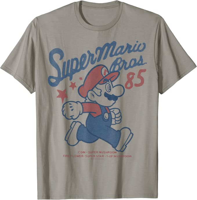 Nintendo Super Mario Brothers '85 Vintage Stars T-Shirt