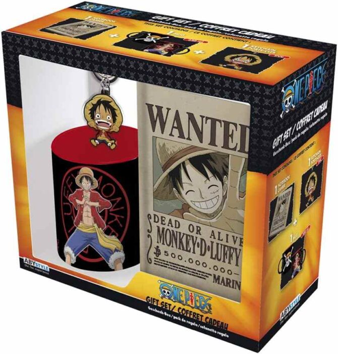 One Piece Monkey D. Luffy Black Gift Set