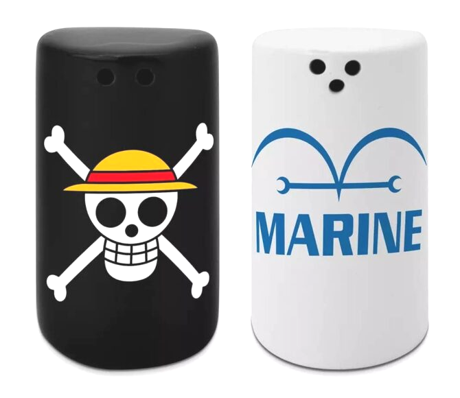 One Piece Salt And Pepper Shakers