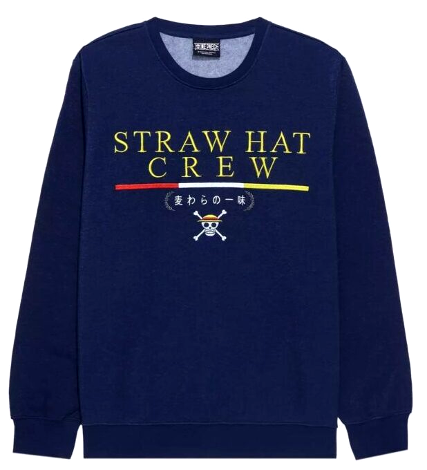 One Piece Straw Hat Crew Collegiate Crewneck 