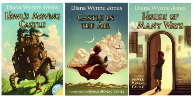 Howl's Moving Castle Novel by Diana Wynne Jones Castle in the Air House of Many Ways (World of Howl)