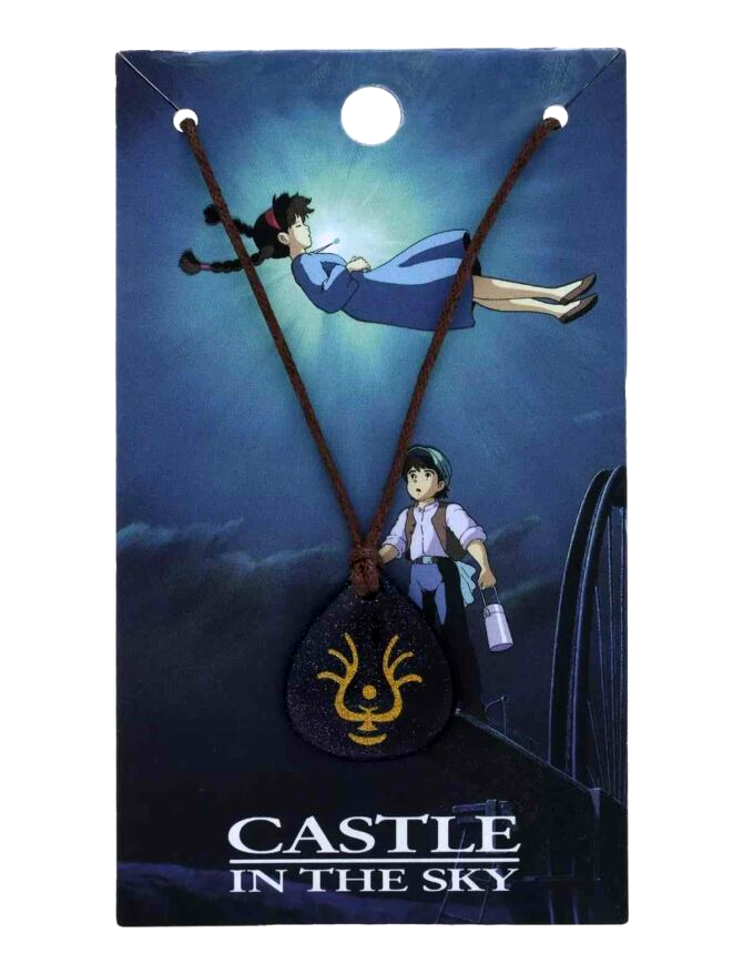 Studio Ghibli Castle in the Sky Crystal Replica Necklace