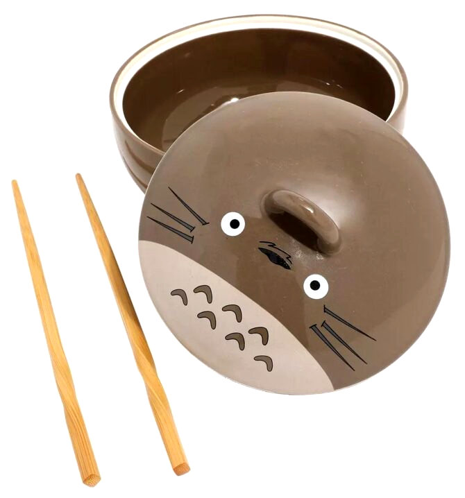 Studio Ghibli My Neighbor Totoro Ramen Bowl with Lid and Chopsticks