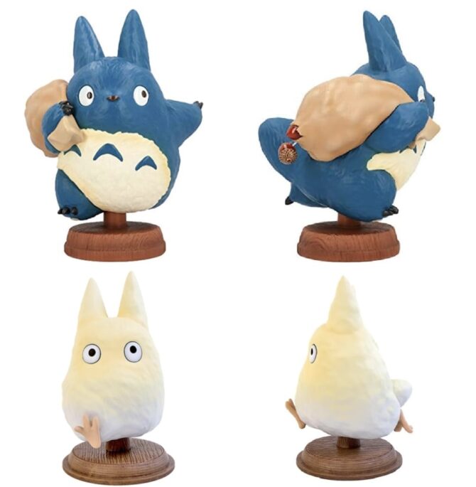 My Neighbor Totoro Statue White Blue Totoro Acorn Sack