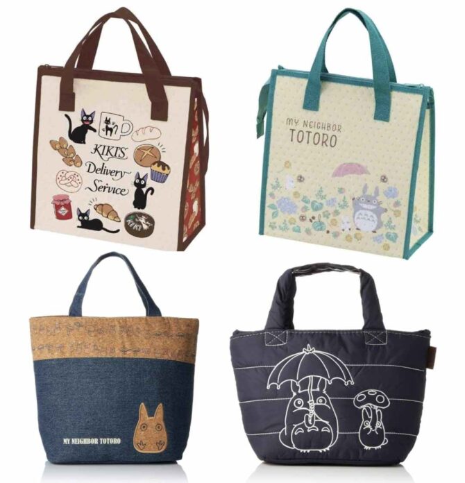 Studio Ghibli Lunch Bags Kiki's Delivery Service and My Neighbor Totoro