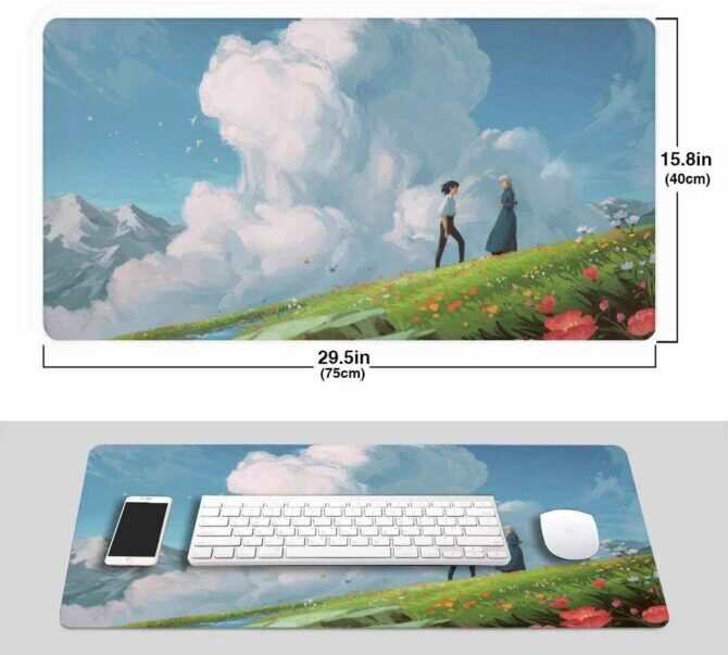 Studio Ghibli Mouse Pad Howl's Moving Castle