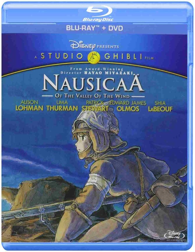 Nausicaa of the Valley of the Wind Bluray DVD Combo