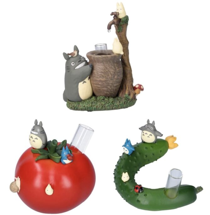 Studio Ghibli - My Neighbor Totoro - Totoro, Benelic Forest Faucet, Tomato, Cucumber, Single Stem Flower Vase