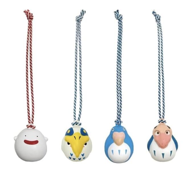 The Boy and The Heron Bell Keychains